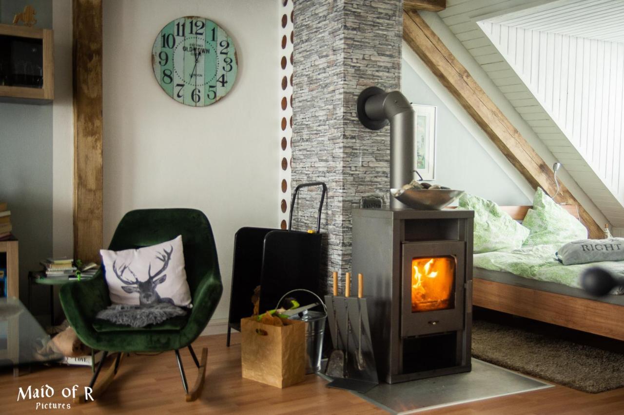 Studio - Grosses Wohn-Schlafzimmer - Dachterrasse - Kamin - Kuche - Hohes Venn - Monschau - Eifel - Hunde Willkommen Beim Hof Vierzehnender Exterior photo