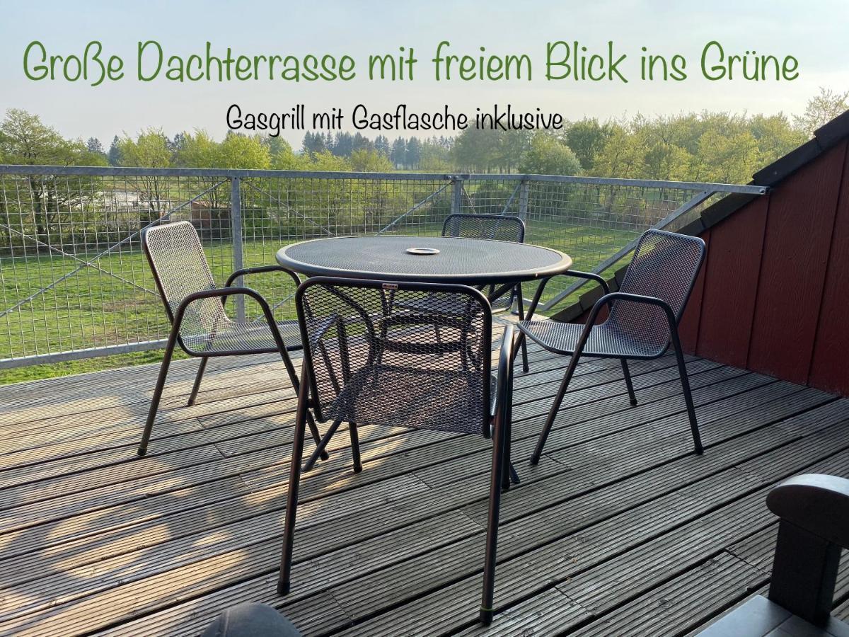 Studio - Grosses Wohn-Schlafzimmer - Dachterrasse - Kamin - Kuche - Hohes Venn - Monschau - Eifel - Hunde Willkommen Beim Hof Vierzehnender Exterior photo