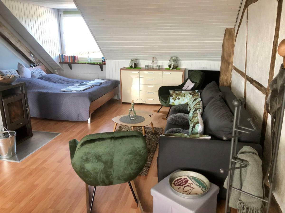 Studio - Grosses Wohn-Schlafzimmer - Dachterrasse - Kamin - Kuche - Hohes Venn - Monschau - Eifel - Hunde Willkommen Beim Hof Vierzehnender Exterior photo